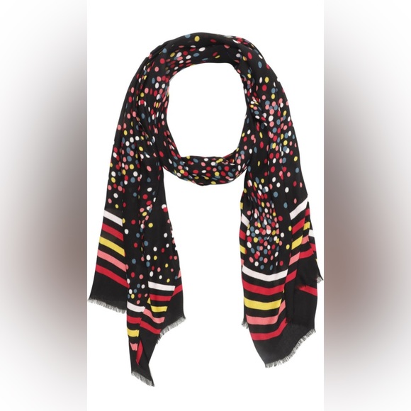 Kate Spade New York Confetti Dot Oblong Scarf - Picture 1 of 5